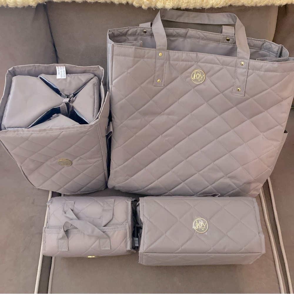 Women’s Designer Deluxe XL Organizer Tote Removable Organizers Travel Bag NWOT